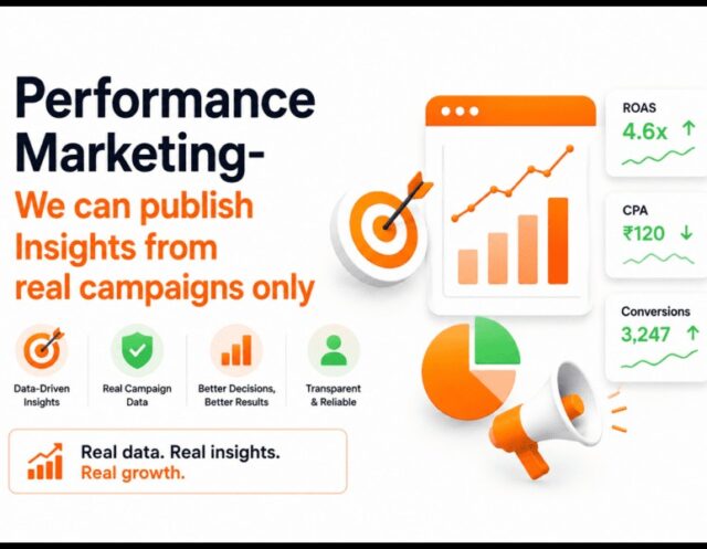 ⁠Performance Marketing- we can publish Insights from real campaigns