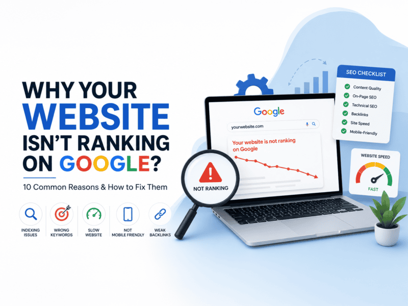 Why Your Website Isn't Ranking on Google - The Vanilla Therory