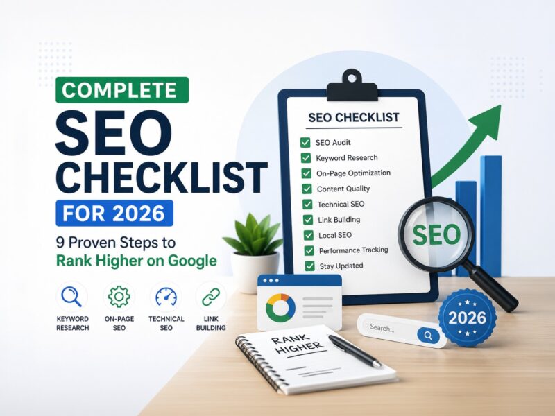Best SEO Checklist for 2026: 9 Proven Steps to Rank Higher on Google