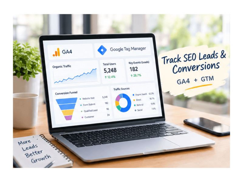SEO Leads and Conversions Using GA4 and Google Tag Manager - The Vanilla Theory