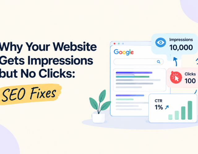 Why your website gets impression but No clicks - The Vanilla Theory